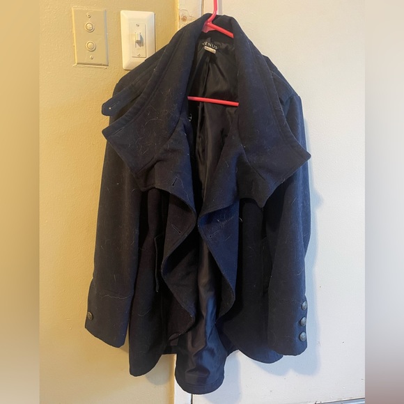 VENUS Jackets & Coats Venus Navy Blue Peacoat Poshmark